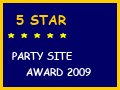 5 Star Party Site Award 2009